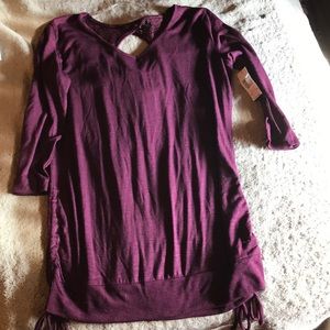 A Purple color Blouse